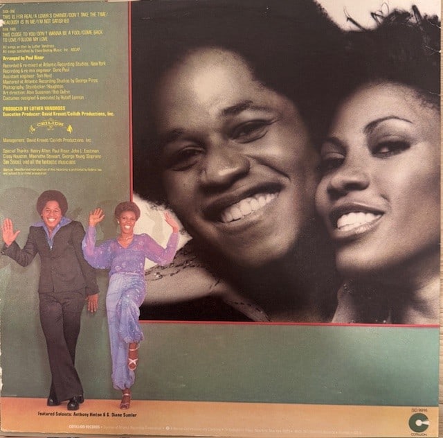 Luther Vandross Signed "This Close to You" LP Album (Third Party Guaranteed) - 3