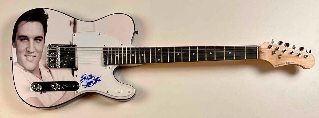 Elvis Presley: James Burton In-Person Signed Custom Tele-Style Guitar (JSA Authentication) - 2