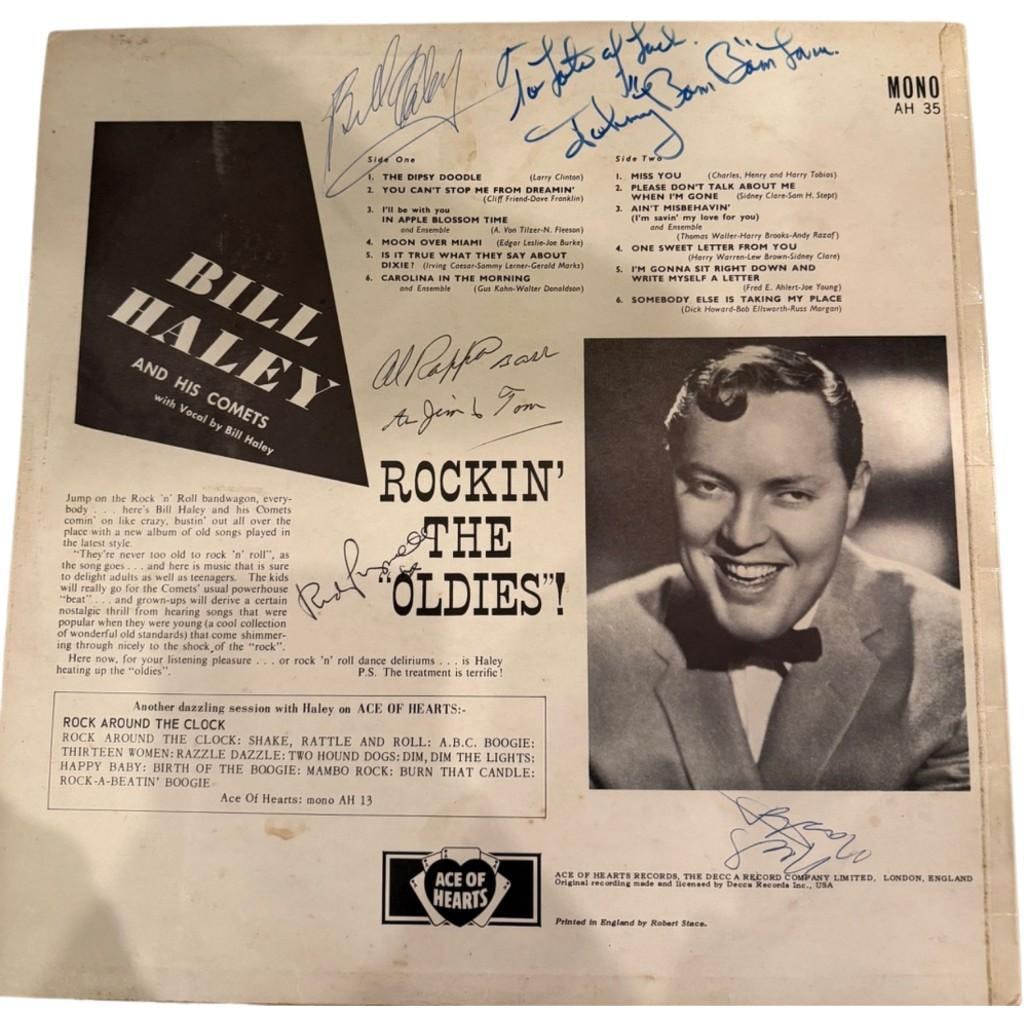 Bill Haley & His Comets Group Signed "Rockin' the Oldies" Album (5 Sigs) (1 of 1)