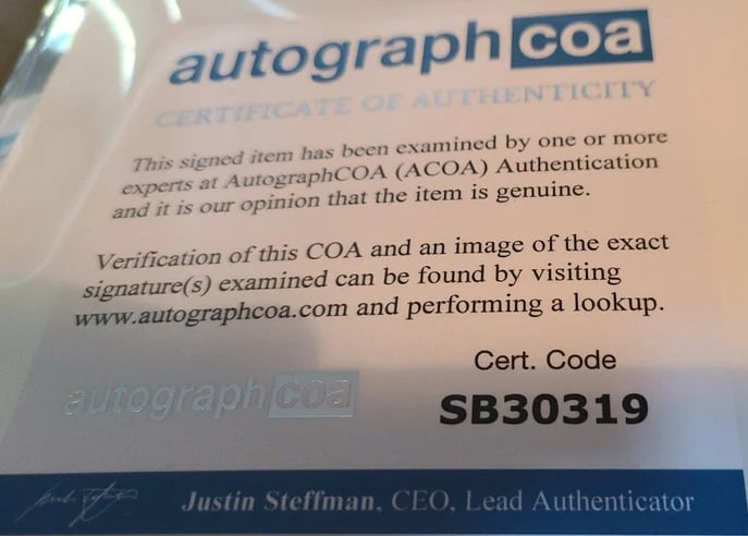 Smokey Robinson Signed 10" x 8" Photo (ACOA Authentication) - 3