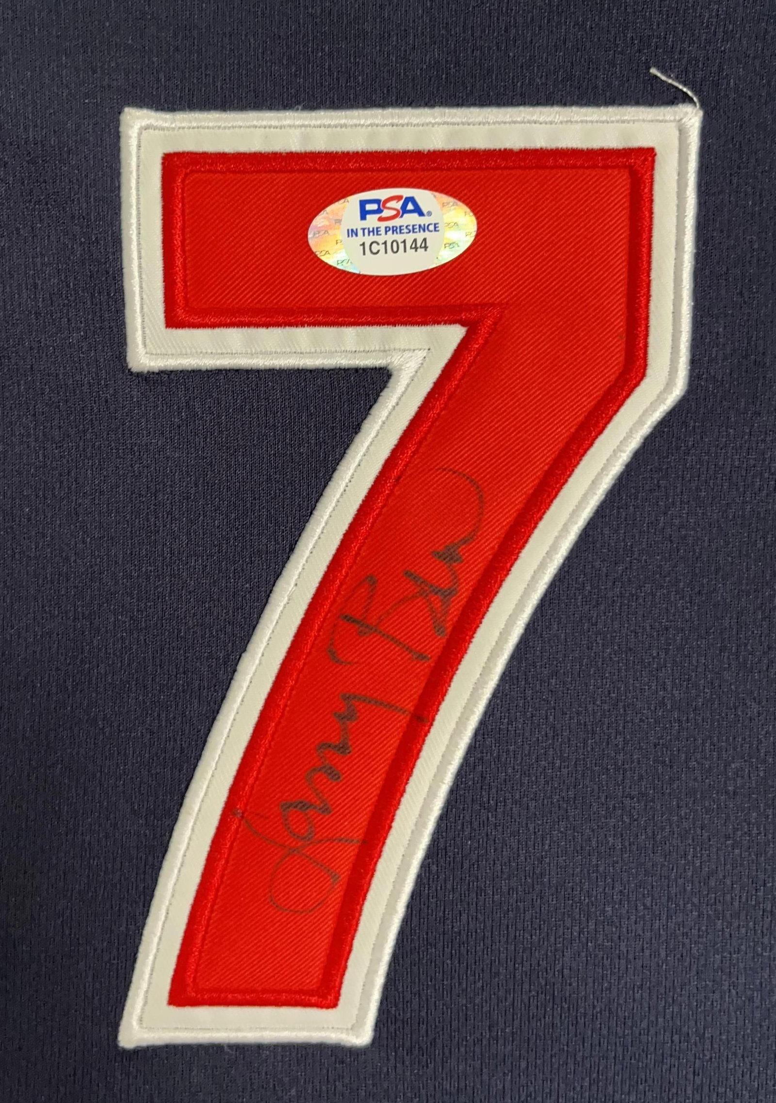 Larry Bird Signed Team USA Basketball "Dream Team" #7 Jersey (PSA/DNA Authentication) - 2