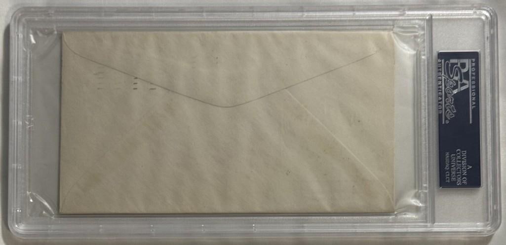 Peter Cushing Signed 1986 First Day Cover 50th Motion Picture Anniversary (PSA/DNA Encapsulated) - 3