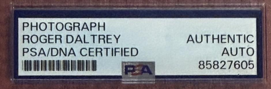 The Who: Roger Daltrey Signed 6.75" x 4.5" Photo (PSA/DNA Encapsulated) - 3
