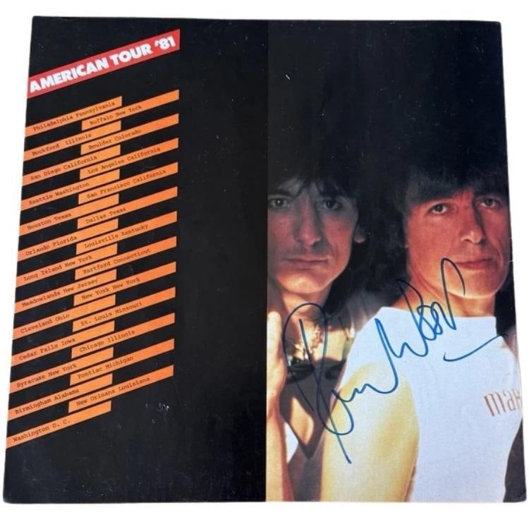 Rolling Stones: Mick Jagger, Keith Richards + 2 Signed 1981 Program Insert (4 Sigs) (Beckett) - 3
