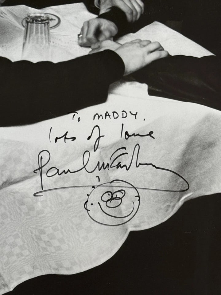 The Beatles: Paul McCartney Signed Oversized 23.5" x 19" Photo w/ Doodle (JSA Authentication) - 2