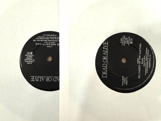 Dead or Alive: Pete Burns & Steve Coy Signed "My Heart Goes Bang" 45 (2 Sigs) - 3