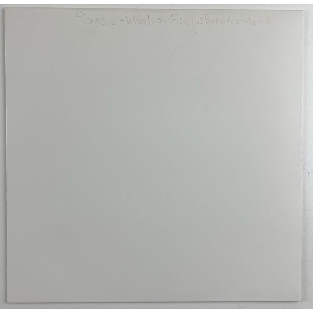 Siouxsie & the Banshees Original "Wheels on Fire" 1987 Acetate Disc - 6