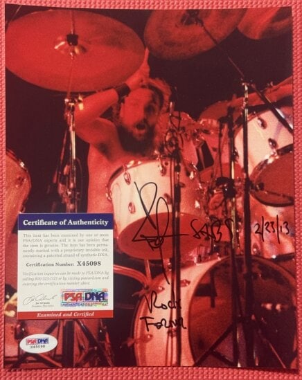Black Sabbath: Bill Ward Signed 10" x 8" Photo (PSA/DNA Authentication) - 3