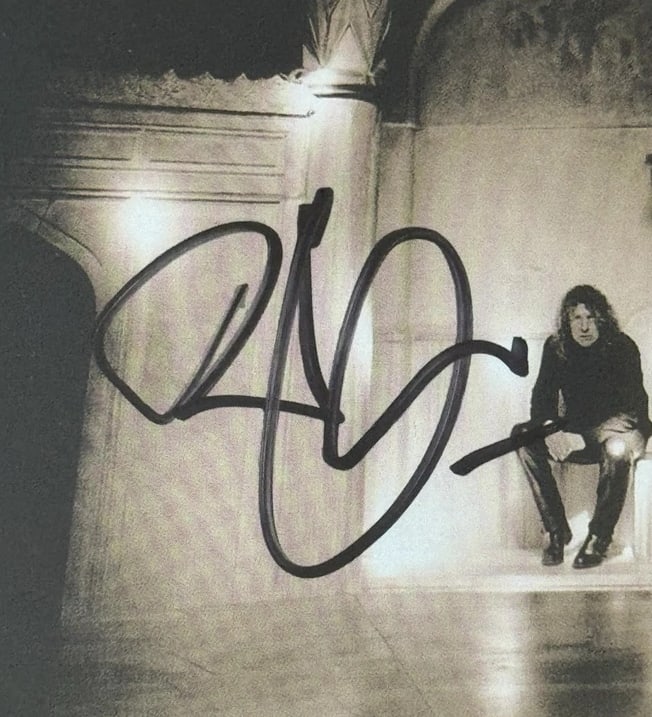 Led Zeppelin: Robert Plant Signed "Shining in the Light" CD (Beckett Encapsulated) - 2