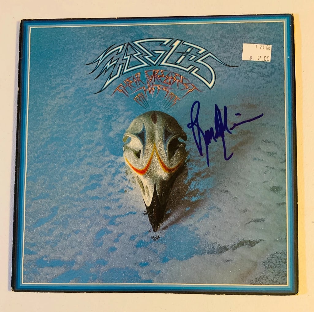 Eagles: Randy Meisner Signed "Their Greatest Hits" Album (Beckett Authentication) (1 of 2)