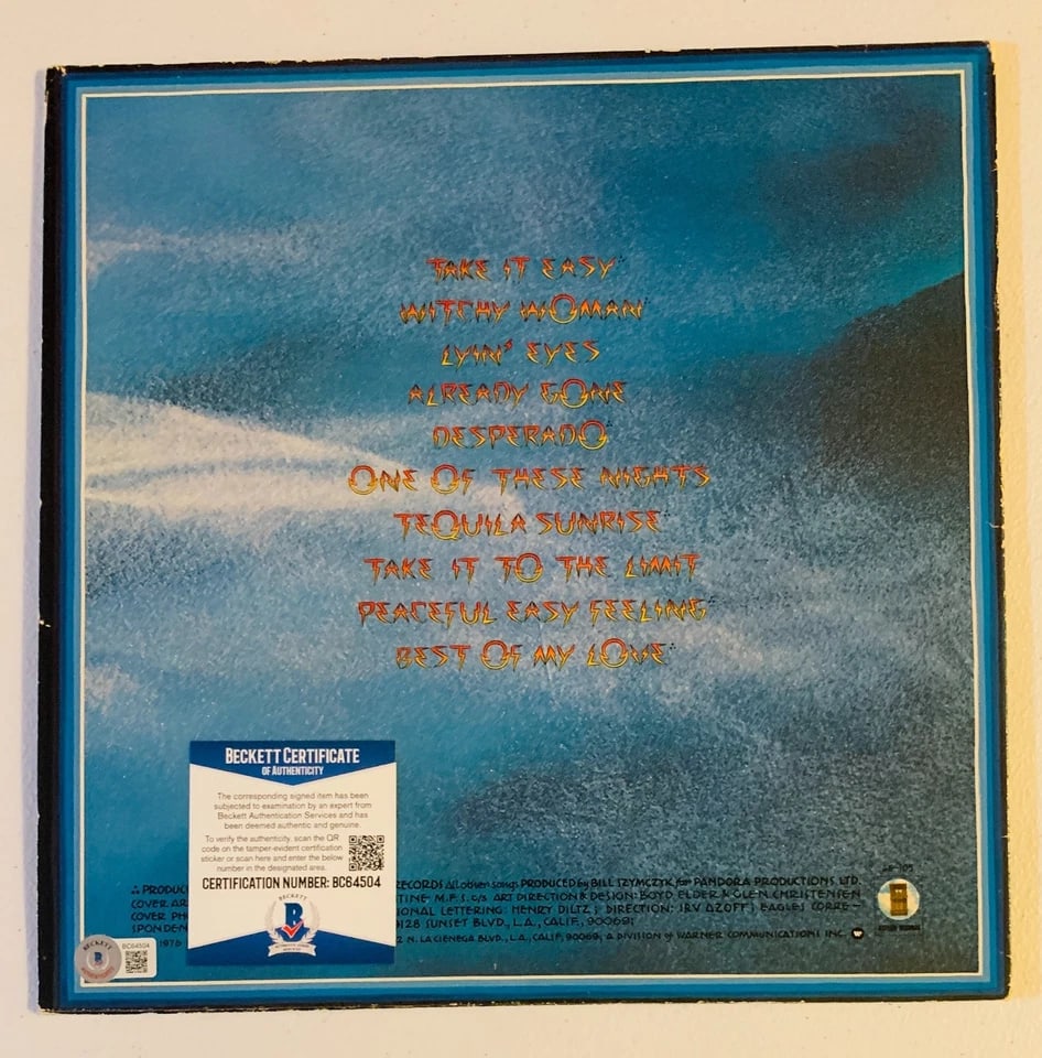 Eagles: Randy Meisner Signed "Their Greatest Hits" Album (Beckett Authentication) - 2