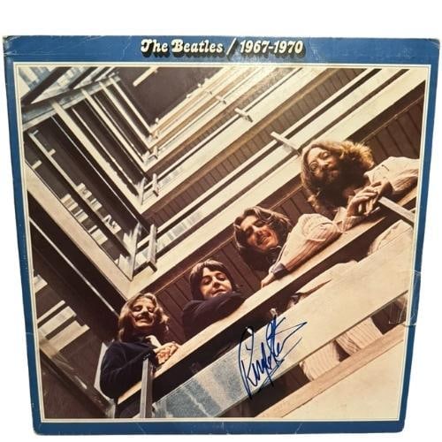 The Beatles: Ringo Starr Signed "The Beatles 1967-1970" Album (Beckett Authentication) (1 of 3)