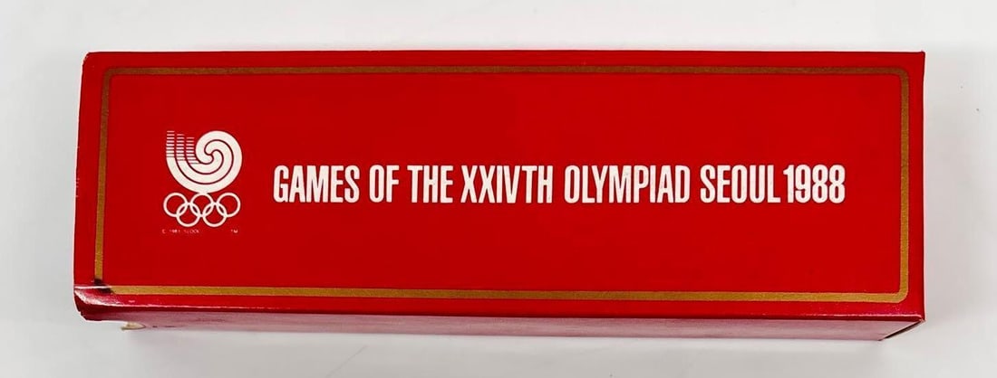 Seoul 1988 Official "Games of the XXIV Olympiad" Pen & Case - 2