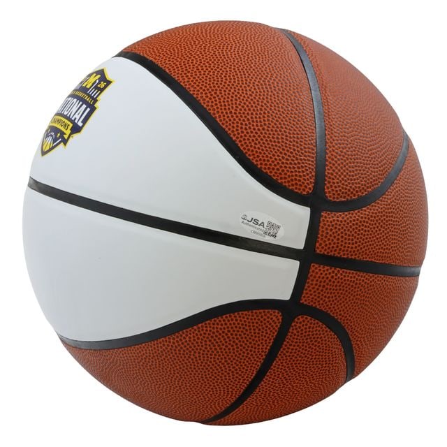 Dusty May Signed Michigan Wolverines 2026 Championship Baden Brand Basketball (JSA Authentication) - 3