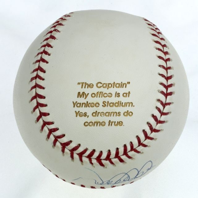 Derek Jeter Signed Special Edition #19/22 Rawlings Brand OMLB Baseball (Steiner & MLB Auth.) - 2