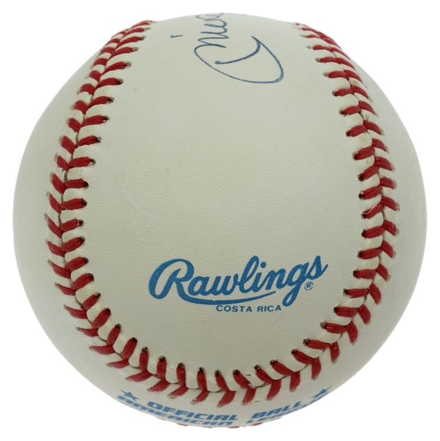 Mickey Mantle Signed Rawlings Brand OMLB Baseball (PSA/DNA Authentication) - 2