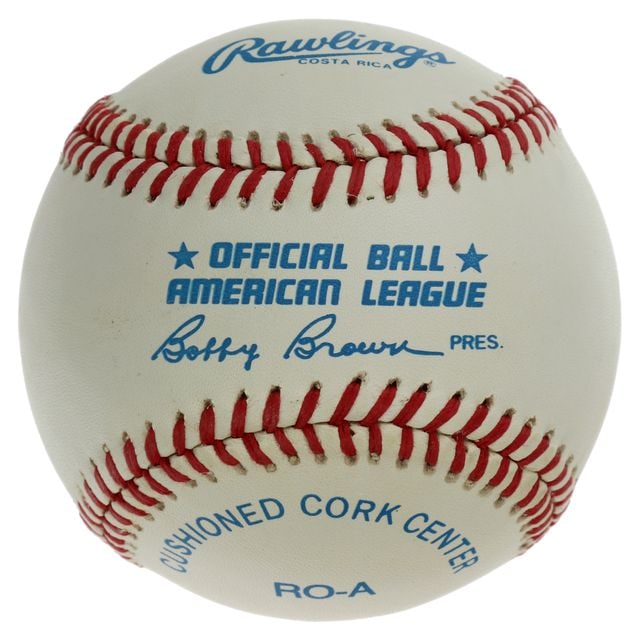 Mickey Mantle Signed Rawlings Brand OMLB Baseball (PSA/DNA Authentication) - 4