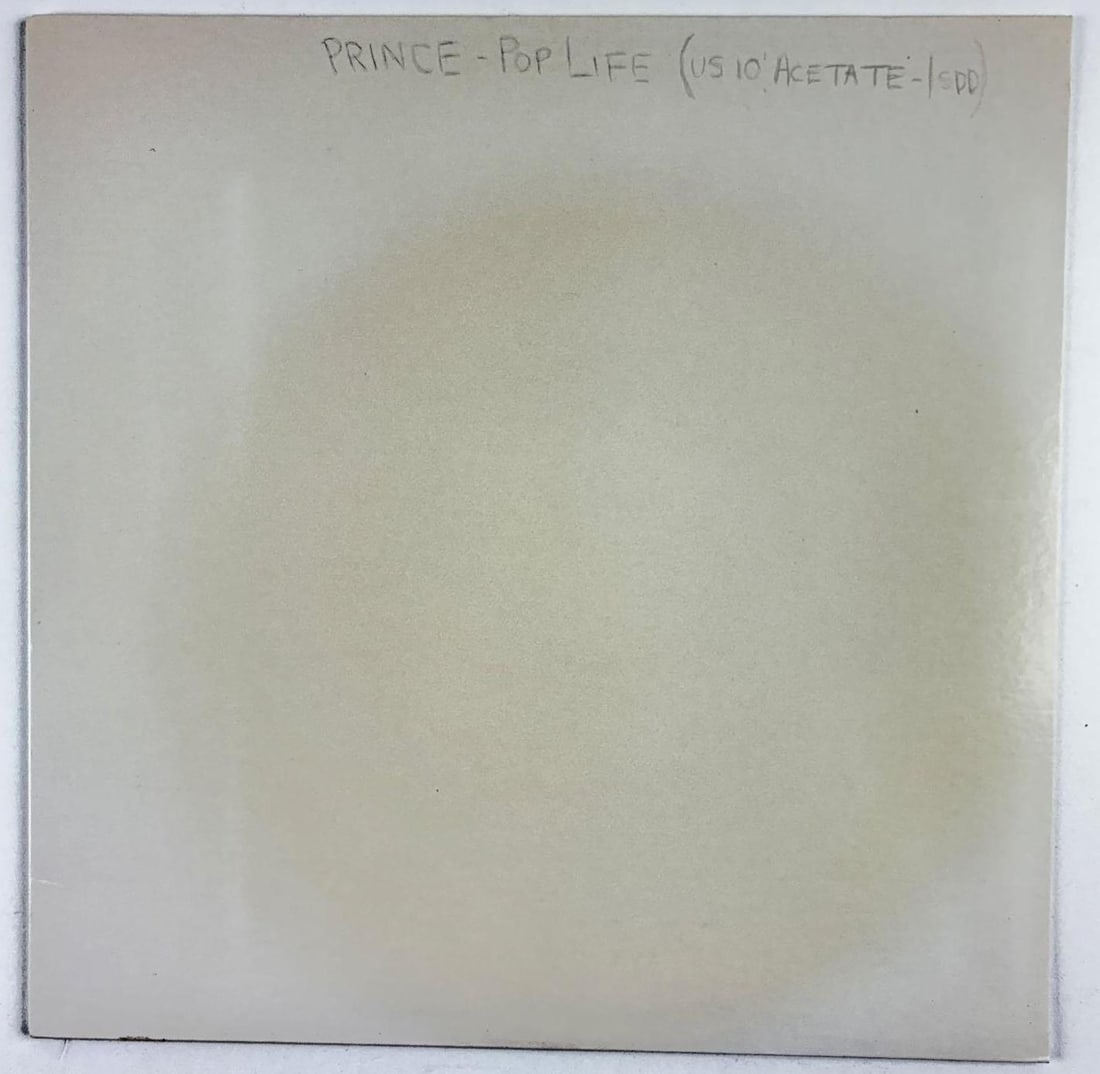 Prince "Pop Life" Original Vintage 1985 Acetate - 4