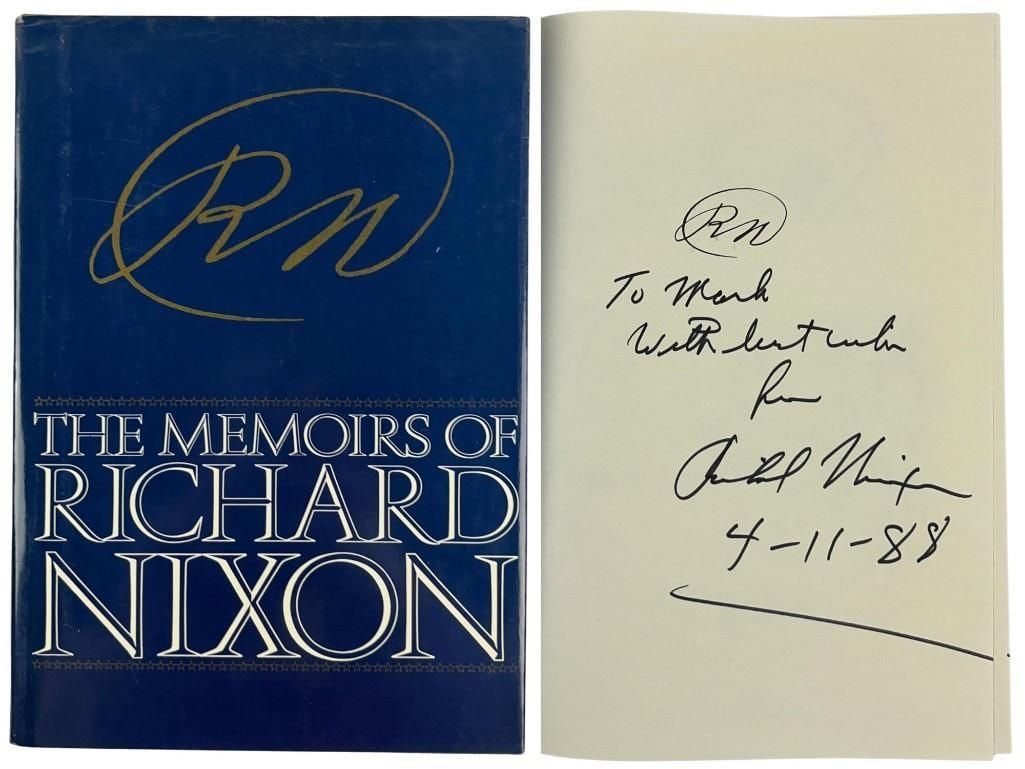 Large Collection of (40) Signed Books Bill Clinton, Richard Nixon, Dan Brown Assembled Over Decades - 4