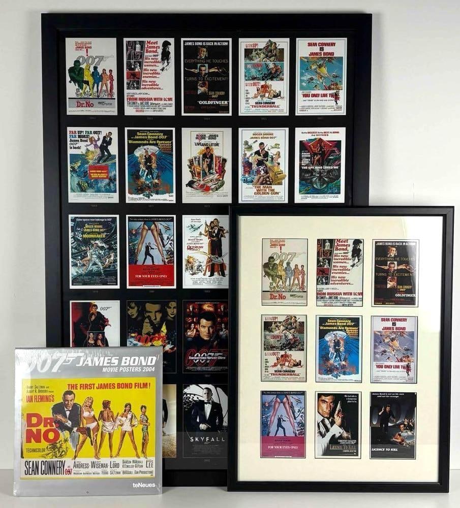 James Bond Ready-Made Man Cave Collection – Model Cars, Books, DVDs, Framed Displays & Signed  - 3