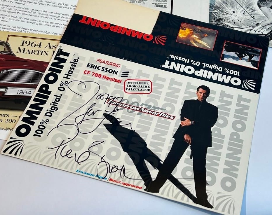 James Bond Ready-Made Man Cave Collection – Model Cars, Books, DVDs, Framed Displays & Signed  - 5