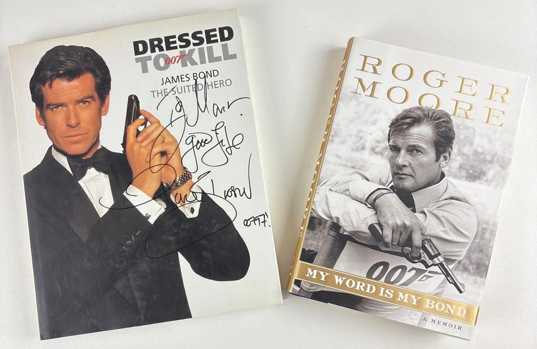 James Bond Ready-Made Man Cave Collection – Model Cars, Books, DVDs, Framed Displays & Signed  - 6