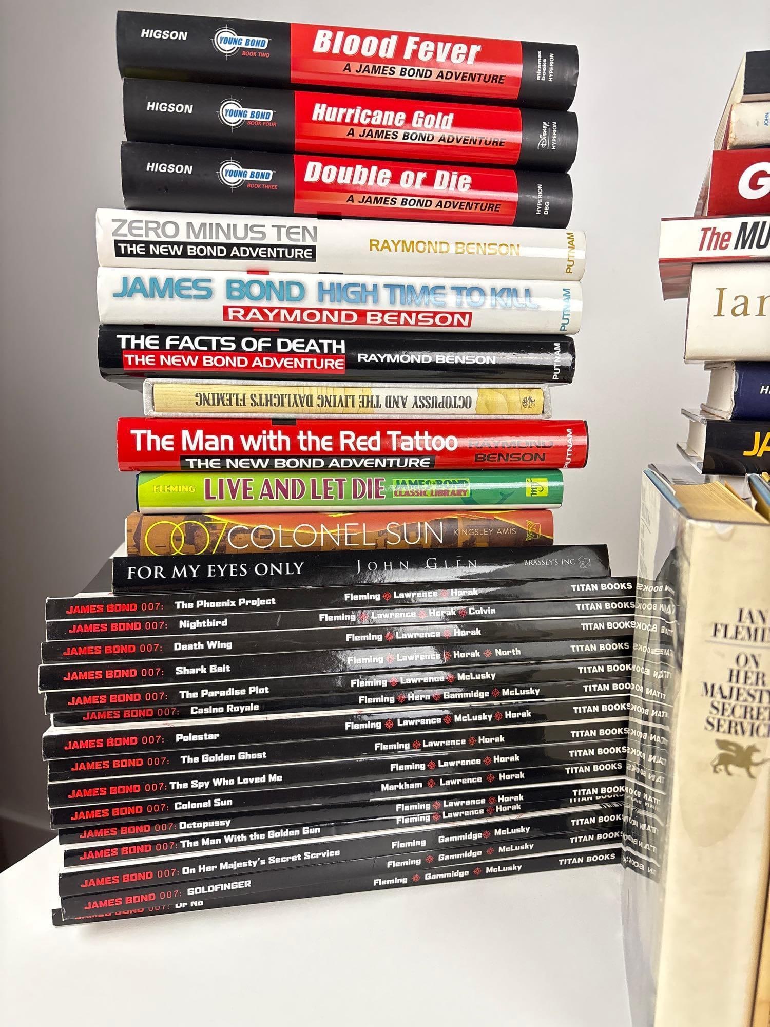 James Bond Ready-Made Man Cave Collection – Model Cars, Books, DVDs, Framed Displays & Signed  - 9