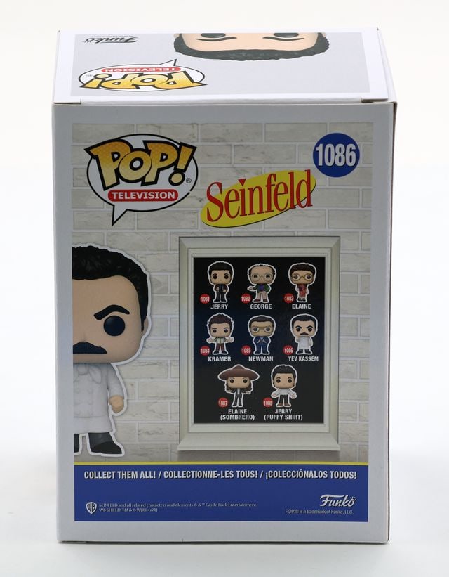 Seinfeld: Larry Thomas Signed "Yev Kassem" Funko Pop #1086 (JSA Authentication) - 3