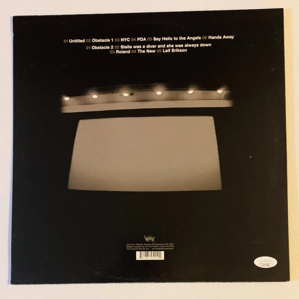 Interpol Group Signed "Turn on the Bright Lights" Album (4 Sigs) (JSA Authentication) - 2