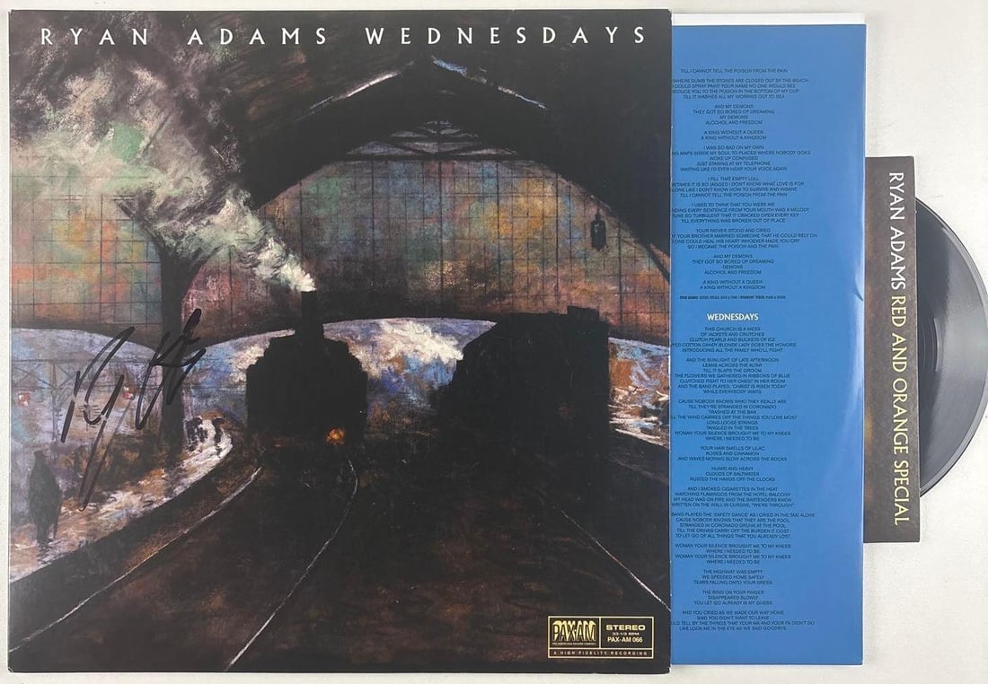 Ryan Adams Signed "Wednesdays" Album (Beckett Authentication) - 2