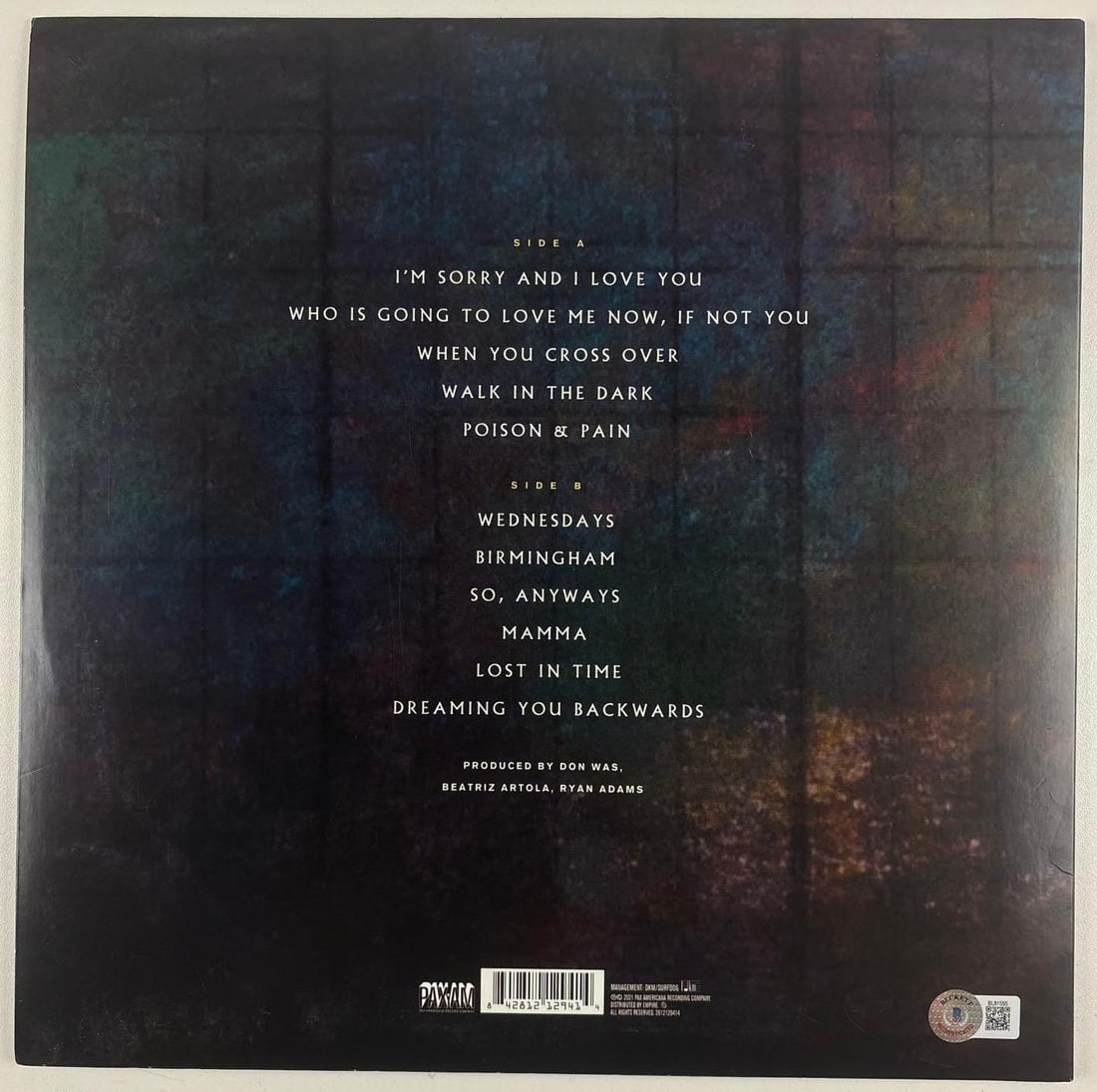 Ryan Adams Signed "Wednesdays" Album (Beckett Authentication) - 3