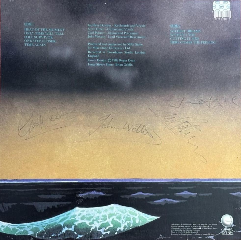 Asia Group Signed "S/T" Debut LP Album (4 Sigs) (Epperson Authentication) - 2