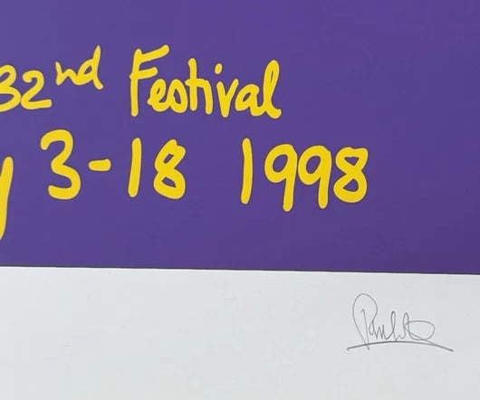 Phil Collins Signed 20" x 27" Montreux Jazz Festival Limited Edition Lithograph (JSA Authentication) - 2