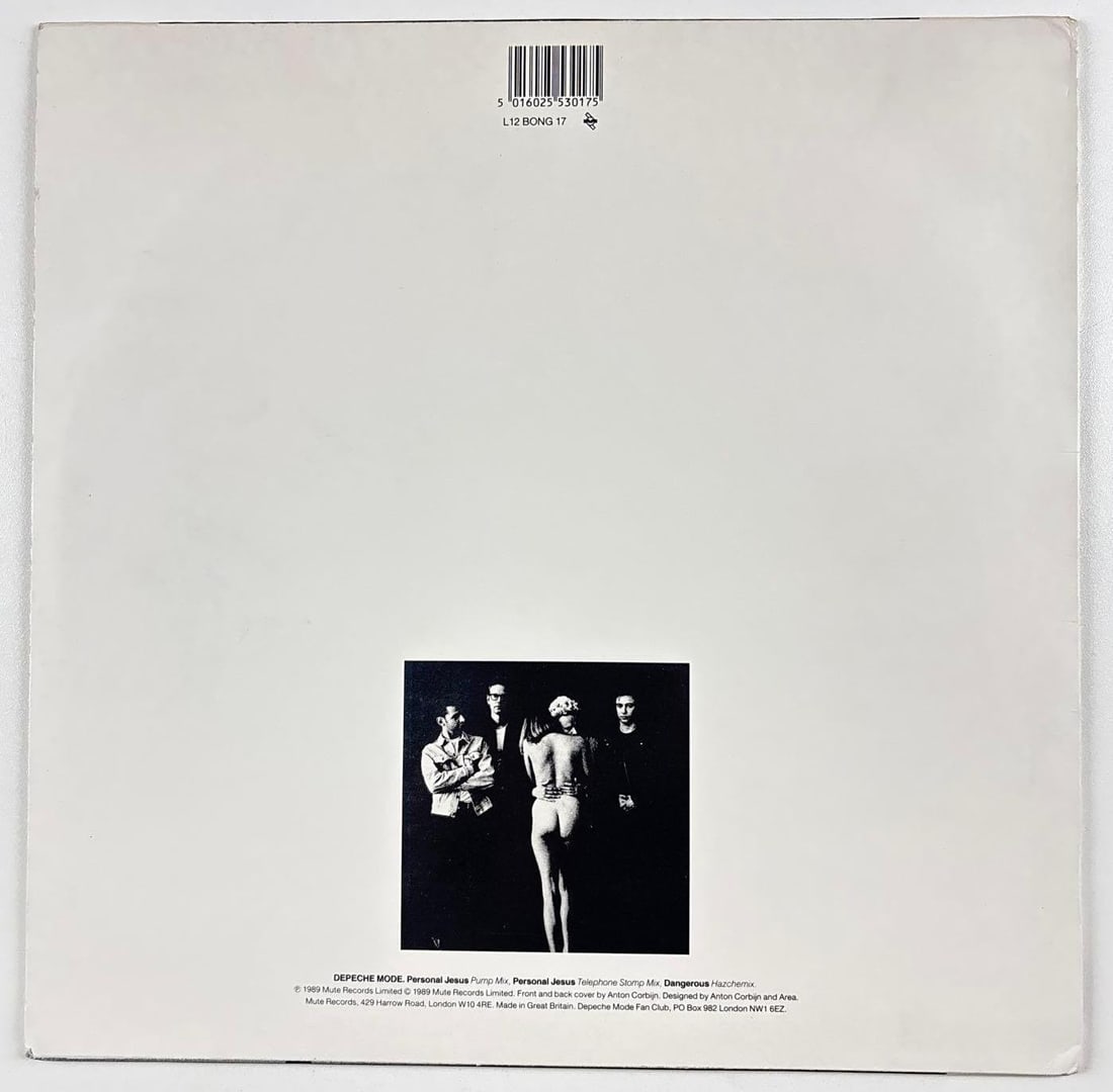 Depeche Mode Group Signed "Personal Jesus Album (4 Sigs) (Beckett Authentication) - 6