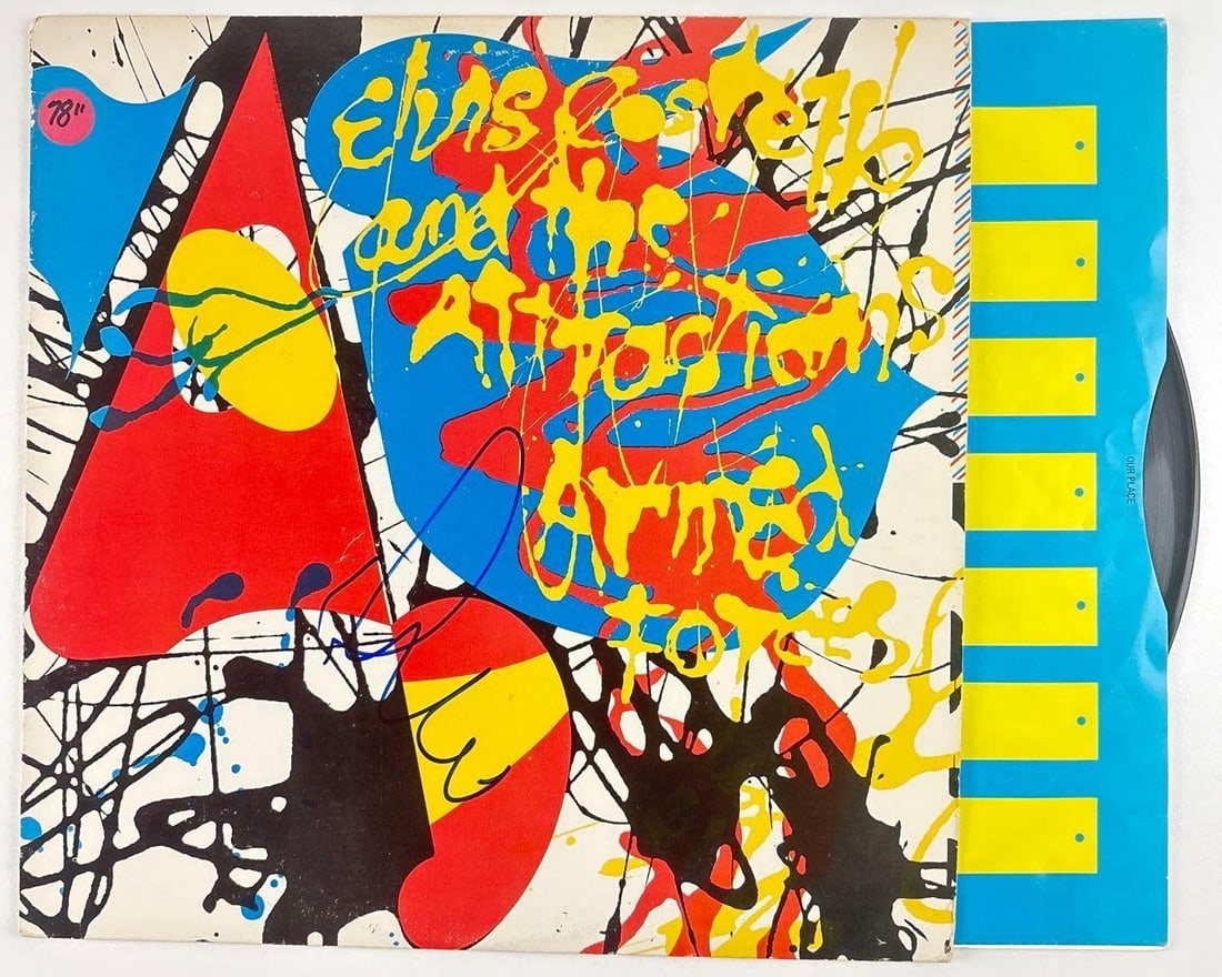 Elvis Costello Signed "Armed Forces" Album (Beckett Authentication) - 3