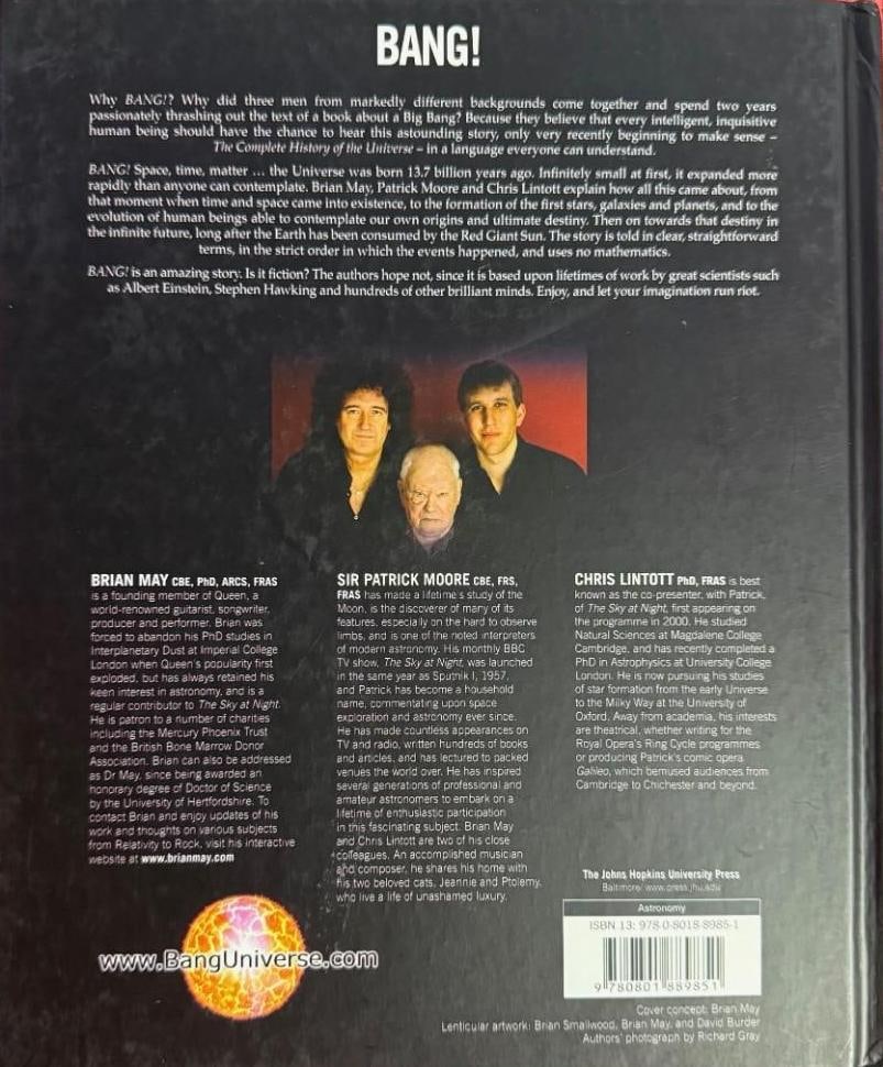 Queen: Brian May Signed "Bang! The Complete History of the Universe" Book (Third Party Guaranteed) - 3