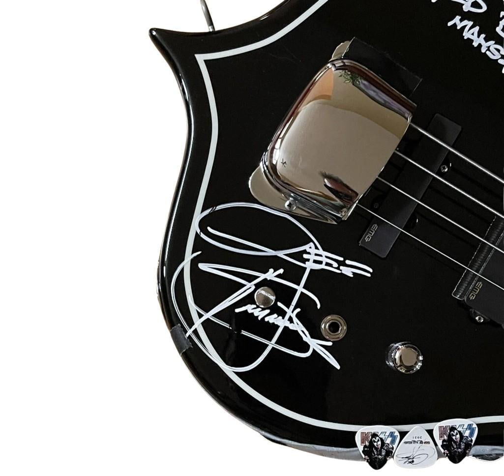 KISS: Gene Simmons Stage-Used & Signed Punisher "End of the Road" Tour Bass (Third Party Guaranteed) - 2