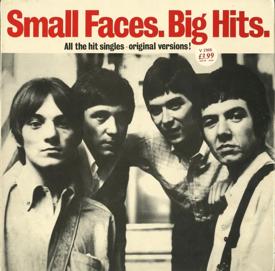 Faces: Ian McLagan & Steve Marriott Signed "Small Faces Big Hits" Album (2 Sigs) (ACOA) - 2