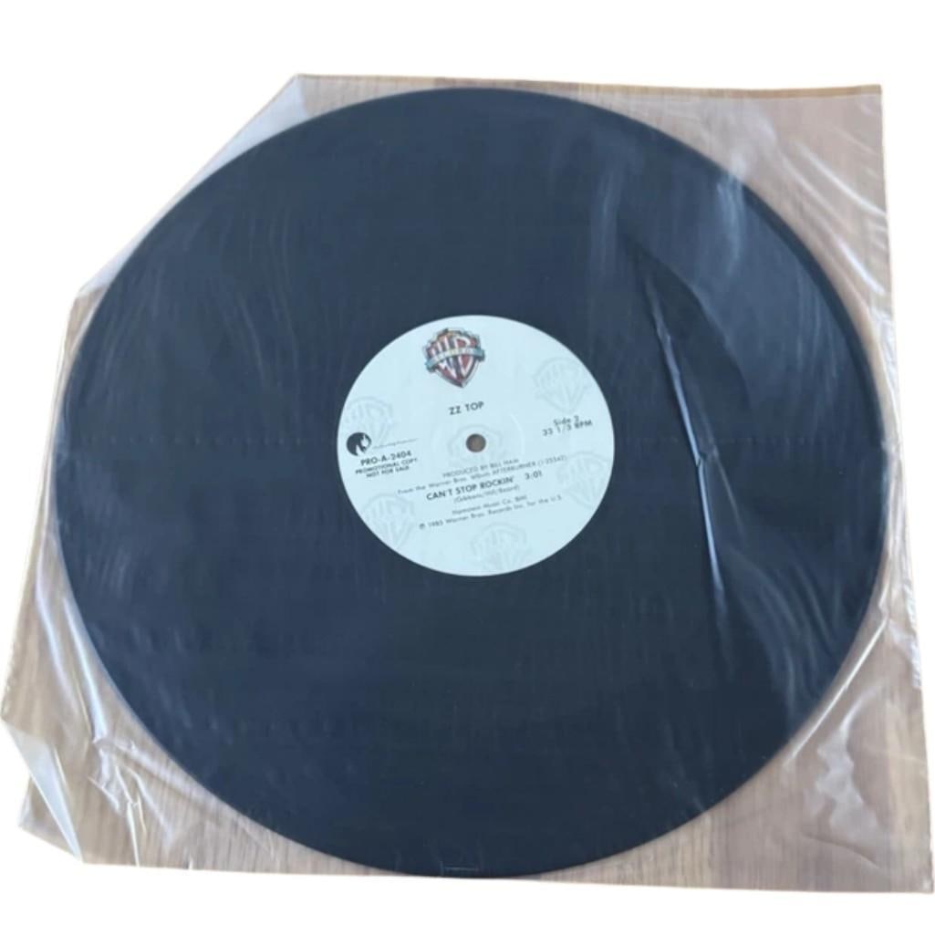 ZZ Top Group Signed "Can't Stop Rockin'" Album (3 Sigs) (ACOA Authentication) - 3