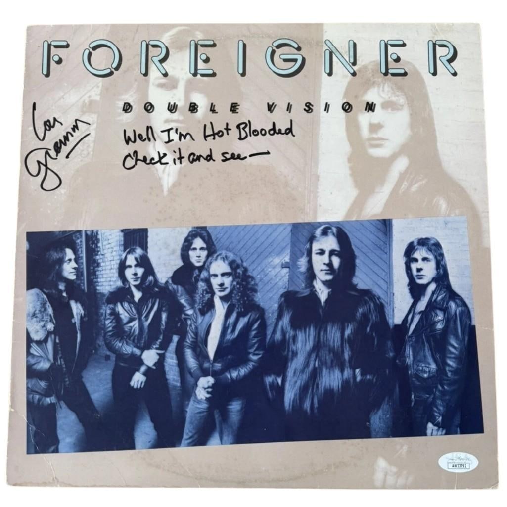 Foreigner: Lou Gramm Signed "Double Vision" Album (JSA Authentication) (1 of 3)