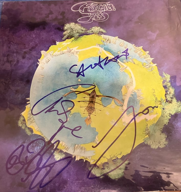 Yes Group Signed "Fragile" Album (4 Sigs) (PSA/DNA Authentication) - 2
