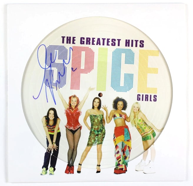 The Spice Girls: Victoria Beckham Signed "The Greatest Hits" Album (ACOA Authentication) (1 of 2)
