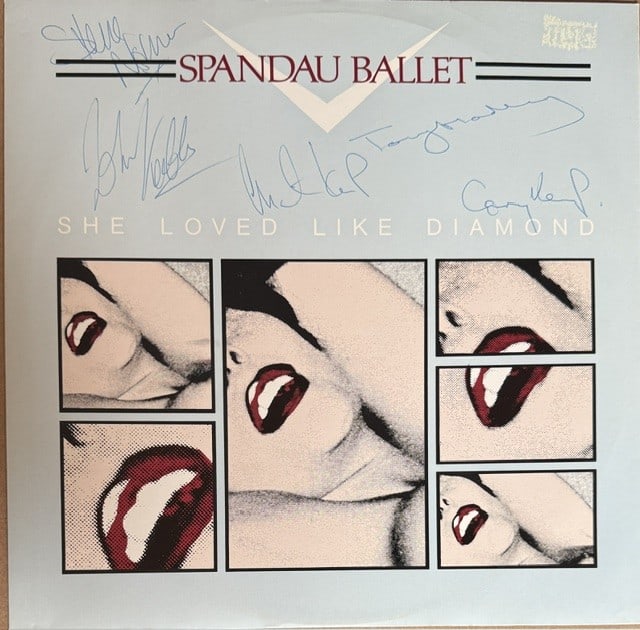 Spandau Ballet Fully Group Signed "She Loved Like Diamond" Album (5 Sigs) (Third Party Guaranteed) (1 of 3)