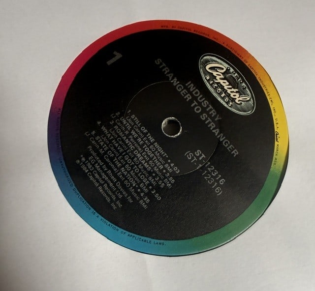 [Pink Floyd] Industry Fully Group Signed "Stranger to Stranger" Album (4 Sigs) (Third Party Guarante - 4