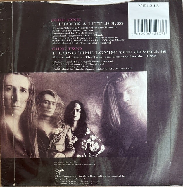 Balaam & the Angel Fully Group Signed "I Took A Little" 45 (4 Sigs) (Third Party Guaranteed) - 3