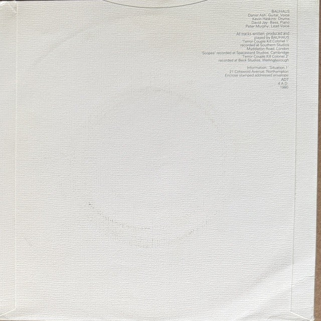 Bauhaus Fully Group Signed "Terror Couple Kill Colonel" 45 (4 Sigs) (Third Party Guaranteed) - 2