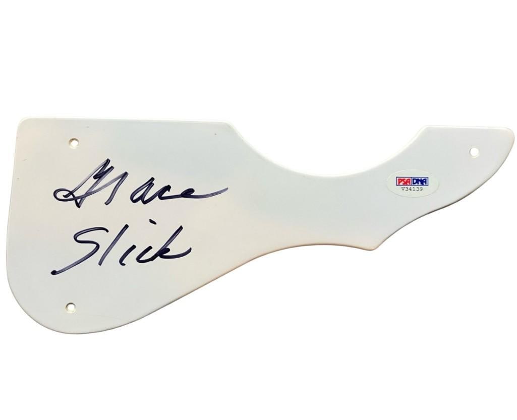 Jefferson Airplane: Grace Slick Signed Pickguard (PSA/DNA Authentication) (1 of 2)
