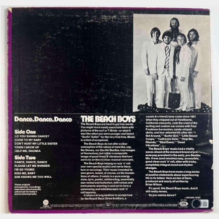 The Beach Boys Group Signed "Dance, Dance, Dance" Album (4 Sigs) (Beckett Authentication) - 2
