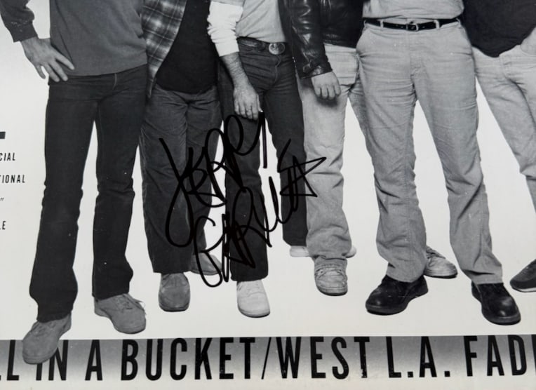 The Grateful Dead: Jerry Garcia Signed "Hell in a Bucket/West L.A. Fadeaway" Promo Album (PSA Auth.) - 2