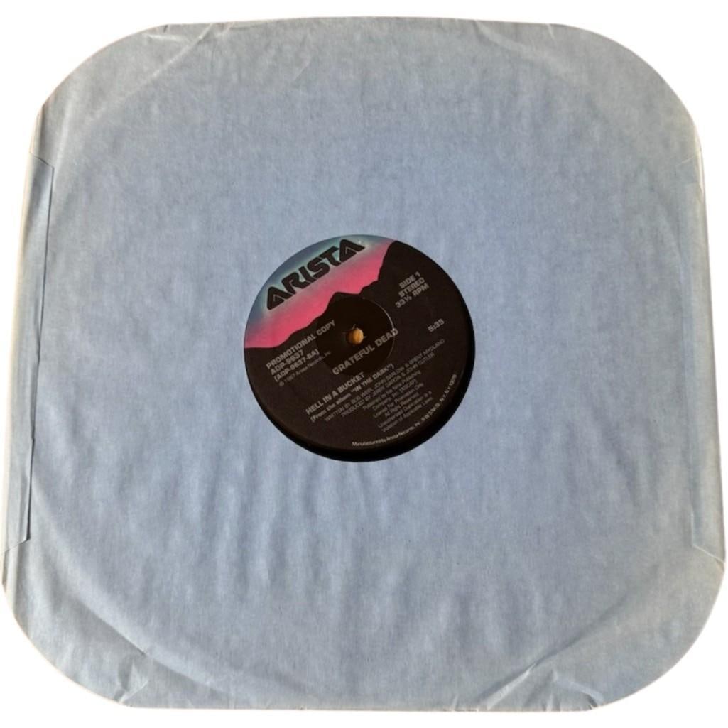 The Grateful Dead: Jerry Garcia Signed "Hell in a Bucket/West L.A. Fadeaway" Promo Album (PSA Auth.) - 4